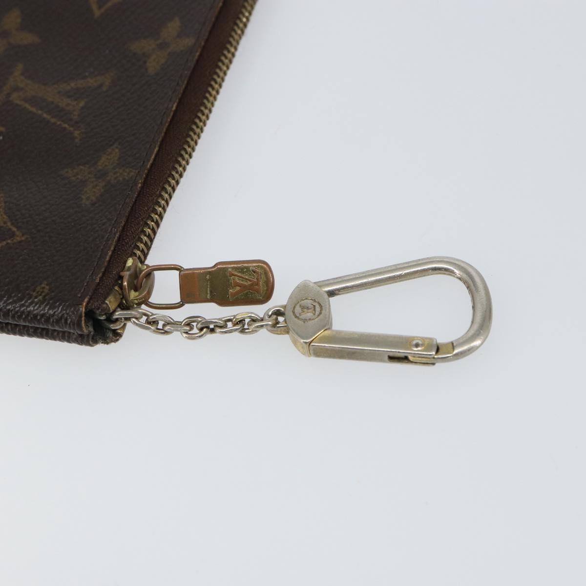LOUIS VUITTON Monogram Pochette Cles Coin Purse M60033 LV Auth 163152
