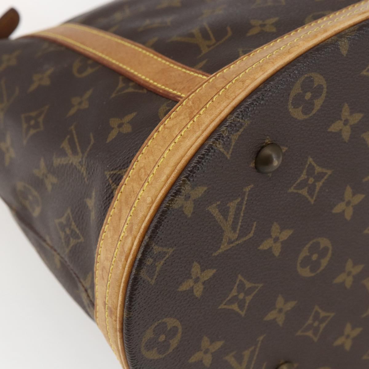 LOUIS VUITTON Monogram Bucket GM Shoulder Bag M42236 LV Auth 163165