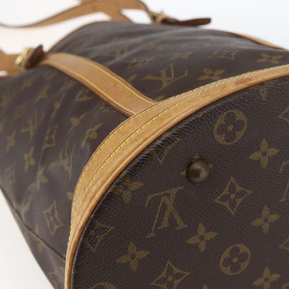 LOUIS VUITTON Monogram Bucket GM Shoulder Bag M42236 LV Auth 163165