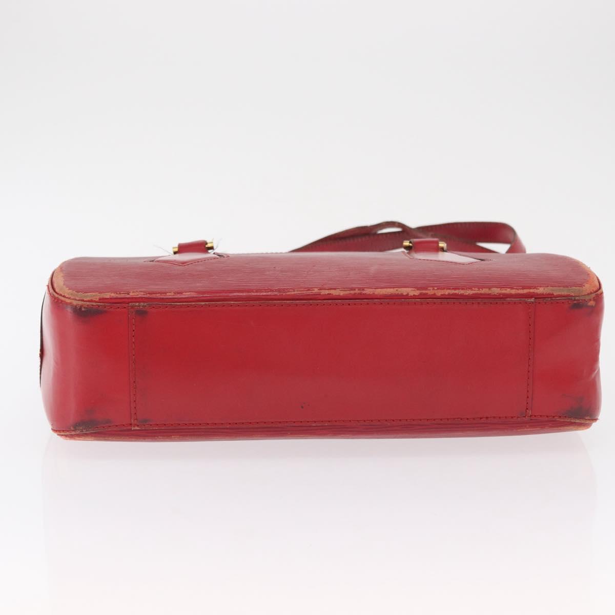 LOUIS VUITTON Epi Vortail Shoulder Bag Red M52437 LV Auth 163167