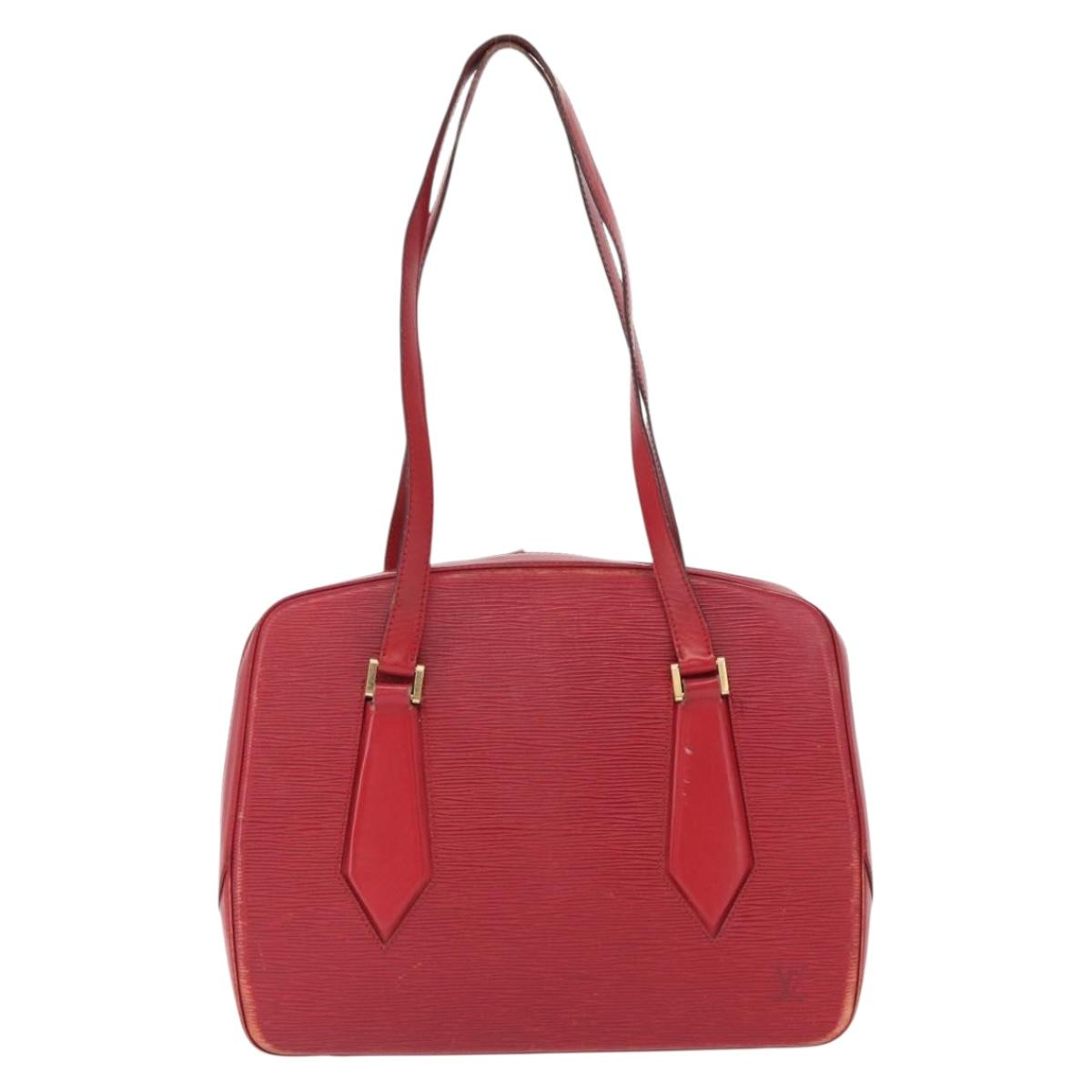 LOUIS VUITTON Epi Vortail Shoulder Bag Red M52437 LV Auth 163167