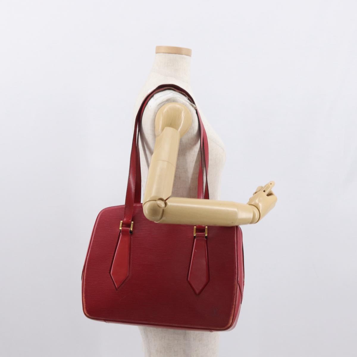 LOUIS VUITTON Epi Vortail Shoulder Bag Red M52437 LV Auth 163167