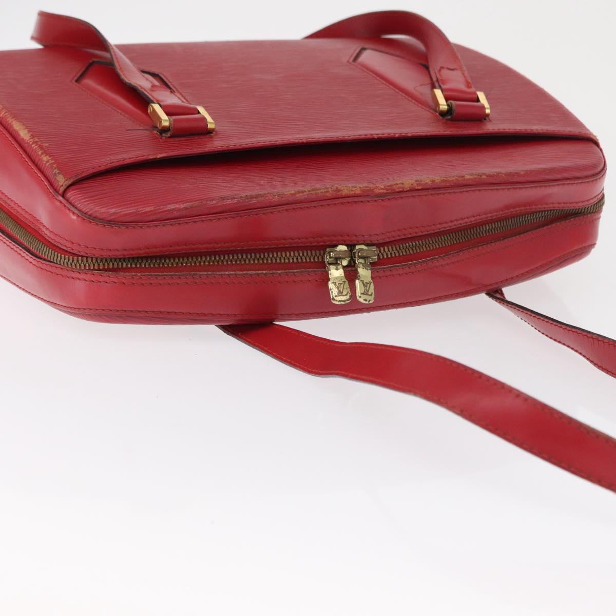 LOUIS VUITTON Epi Vortail Shoulder Bag Red M52437 LV Auth 163167