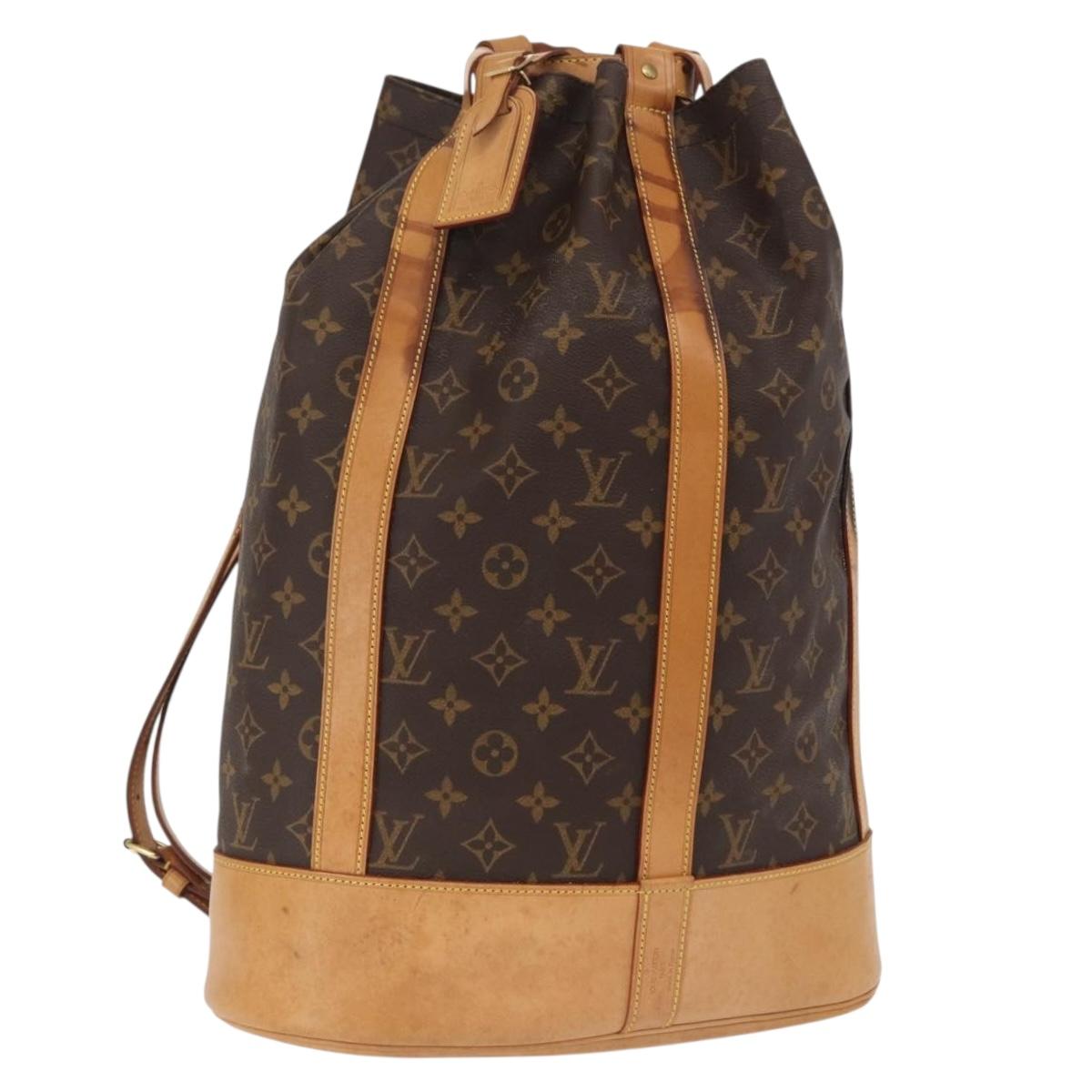 LOUIS VUITTON Monogram Randonnee GM Shoulder Bag M42244 LV Auth 163169