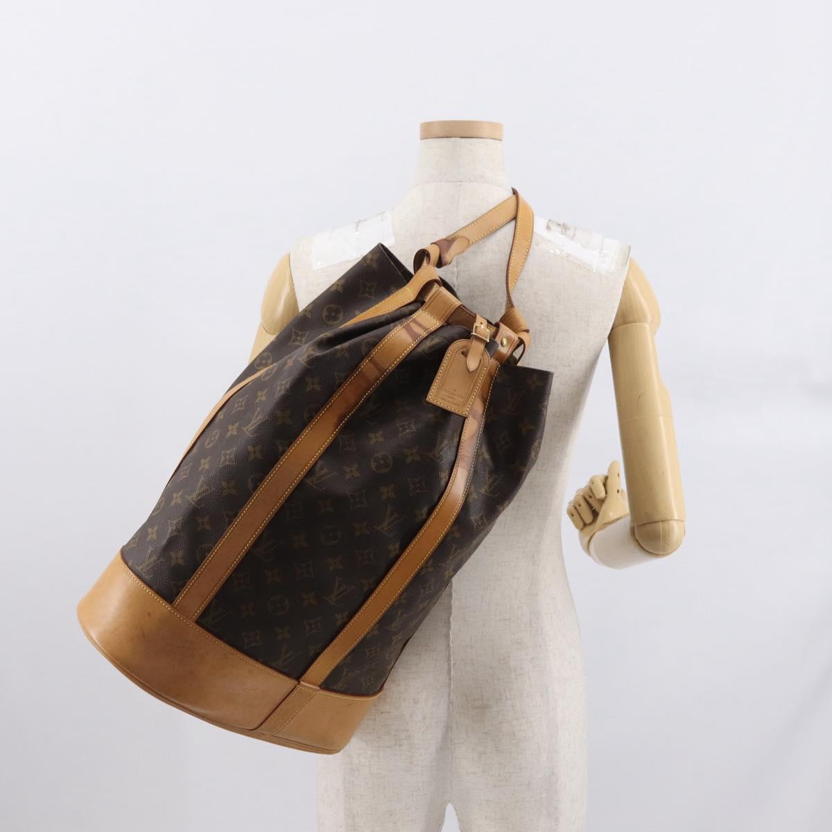 LOUIS VUITTON Monogram Randonnee GM Shoulder Bag M42244 LV Auth 163169