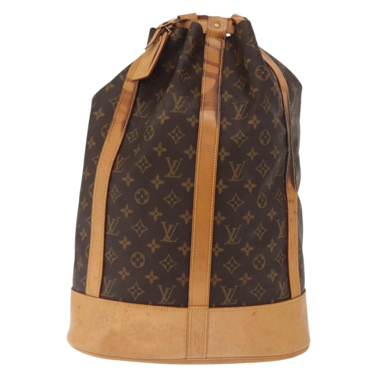 LOUIS VUITTON Monogram Randonnee GM Shoulder Bag M42244 LV Auth 163169
