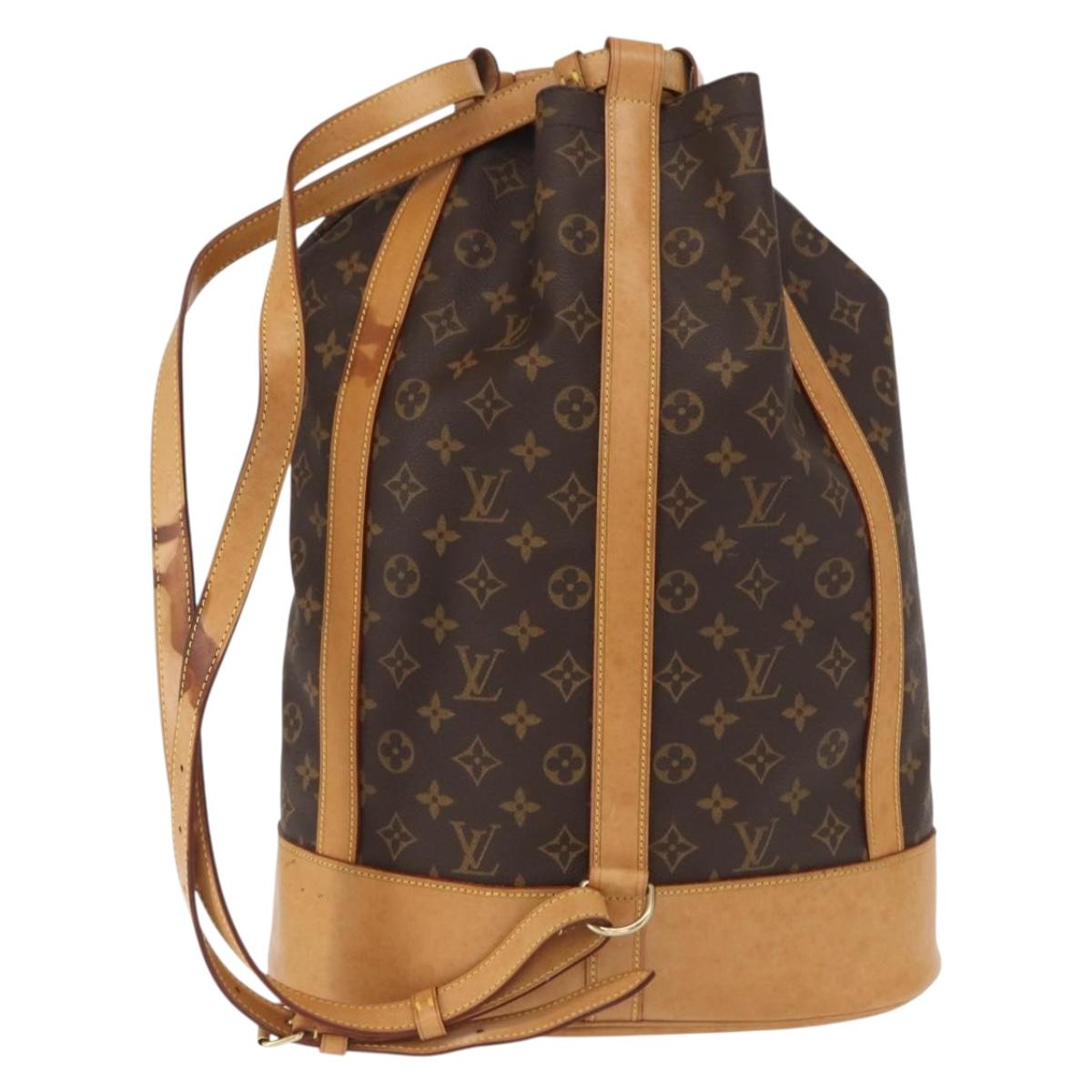 LOUIS VUITTON Monogram Randonnee GM Shoulder Bag M42244 LV Auth 163169