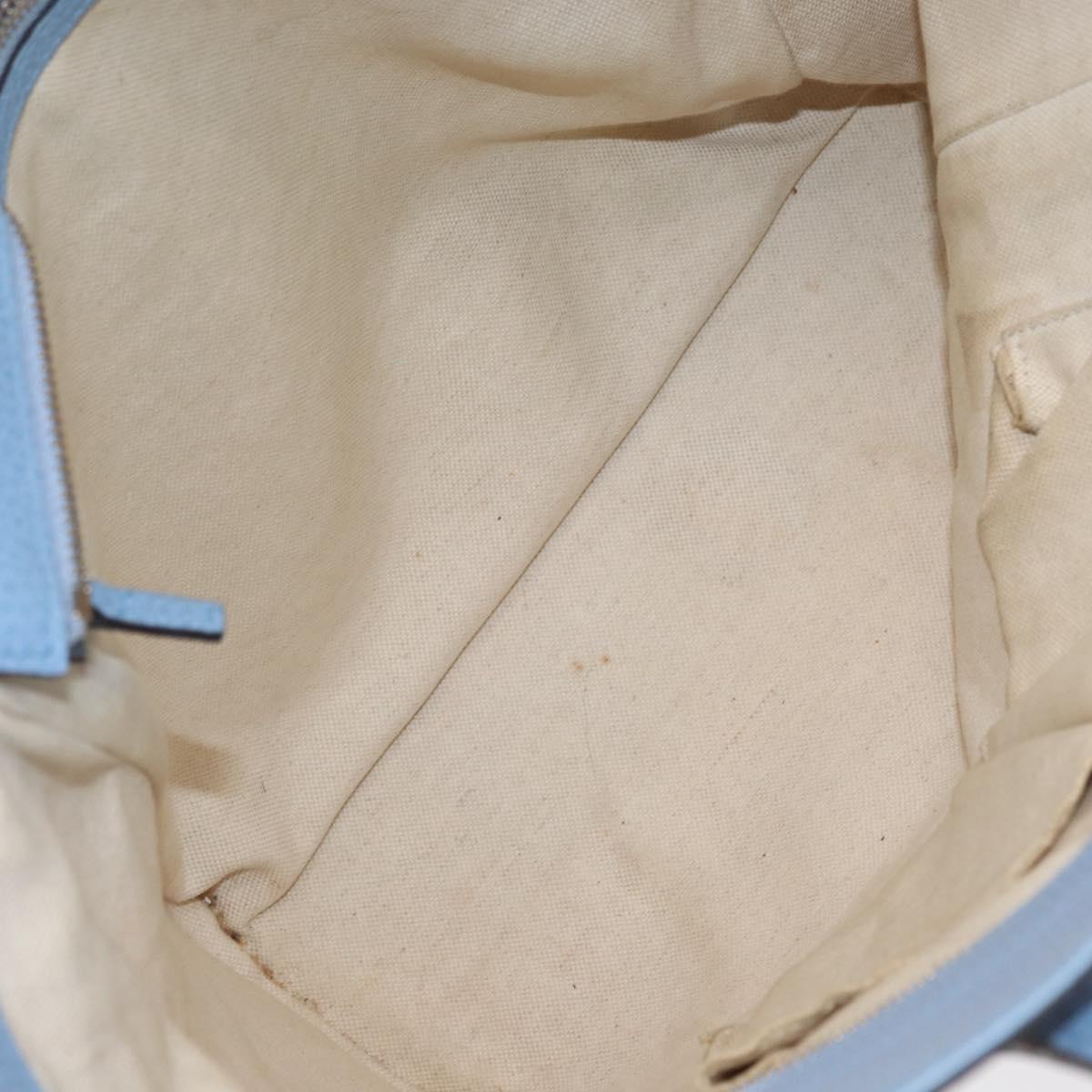 GUCCI Swing Hand Bag Canvas Beige Gold 368824 Auth 163172