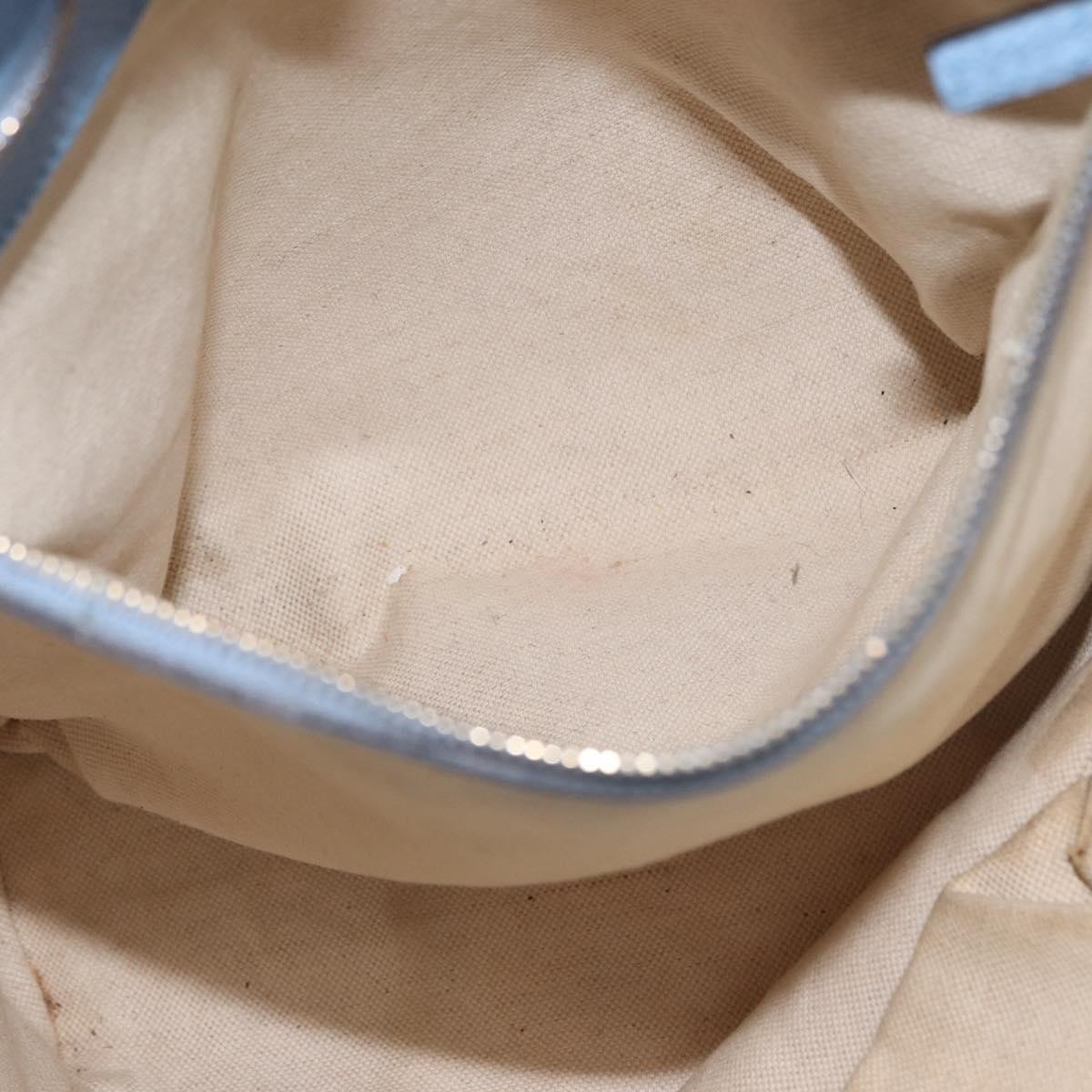 GUCCI Swing Hand Bag Canvas Beige Gold 368824 Auth 163172