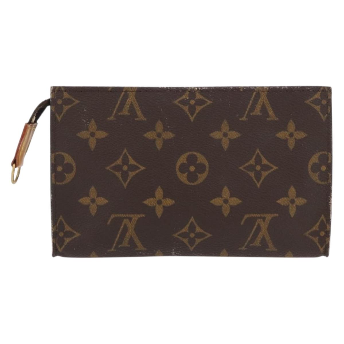 LOUIS VUITTON Monogram Bucket PM Accessory Pouch LV Auth 163199