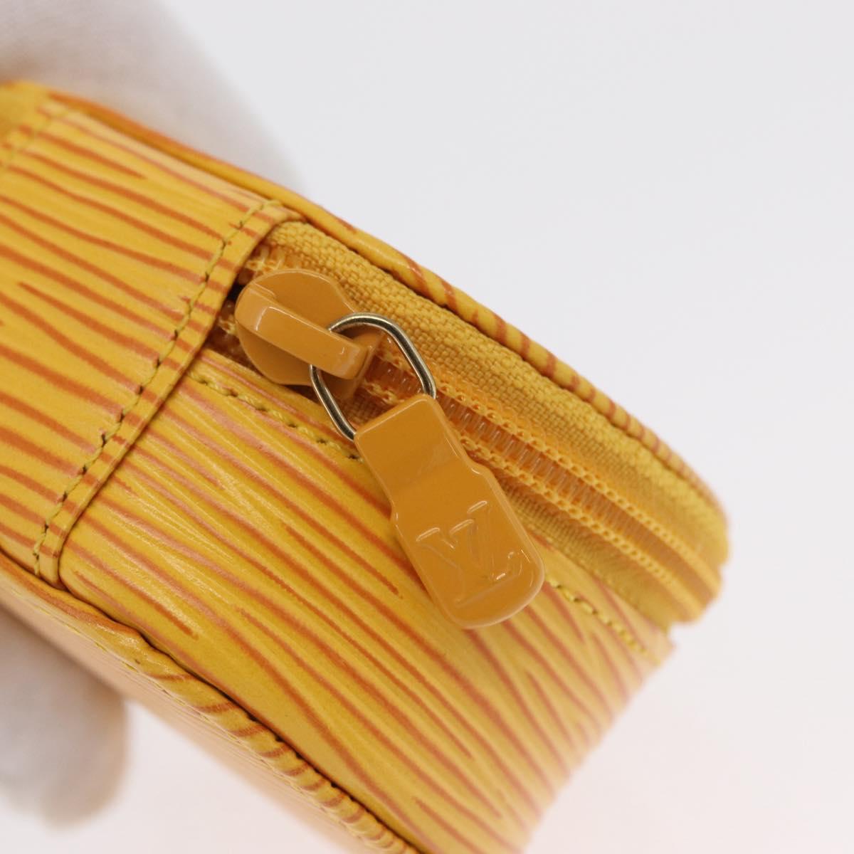 LOUIS VUITTON Epi Ecrin Bijoux 8 Jewelry Box Yellow M48229 LV Auth 163204