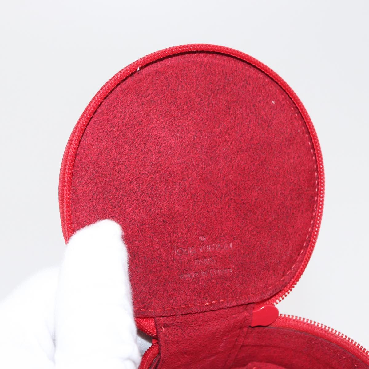 LOUIS VUITTON Epi Ecrin Bijoux 10 Jewelry Box Red M48217 LV Auth 163207