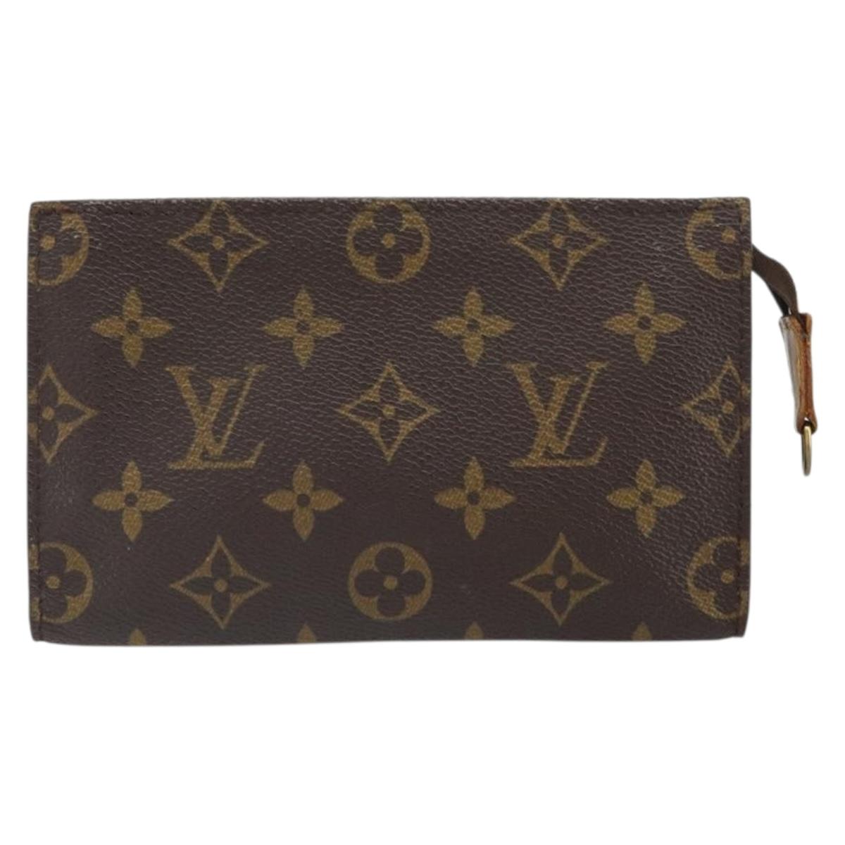 LOUIS VUITTON Monogram Bucket PM Accessory Pouch LV Auth 163208