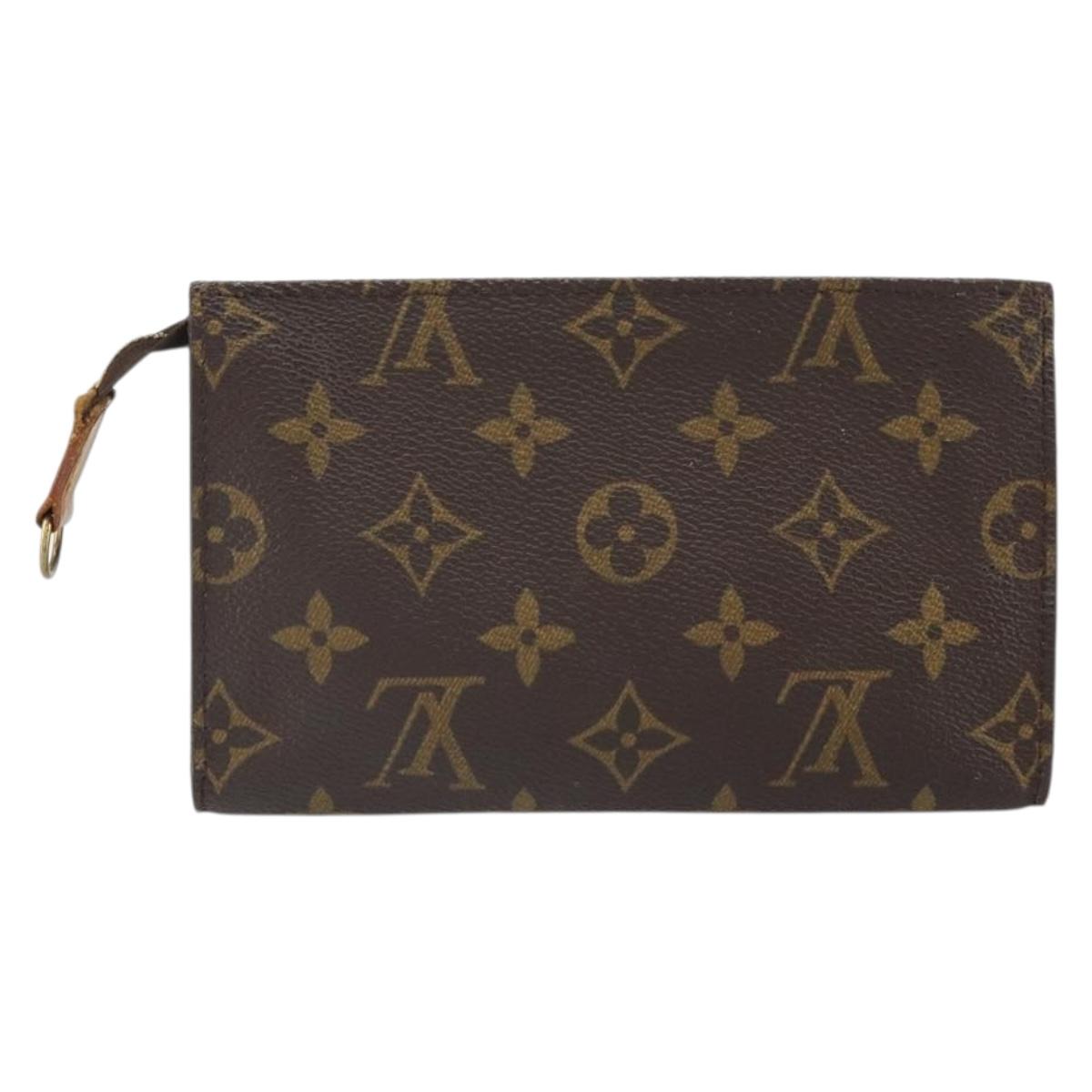 LOUIS VUITTON Monogram Bucket PM Accessory Pouch LV Auth 163208