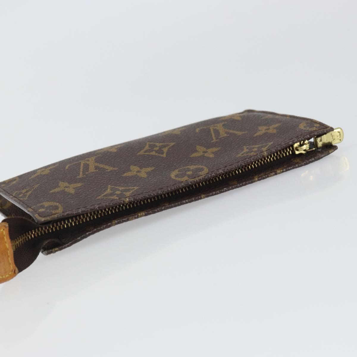 LOUIS VUITTON Monogram Bucket PM Accessory Pouch LV Auth 163208