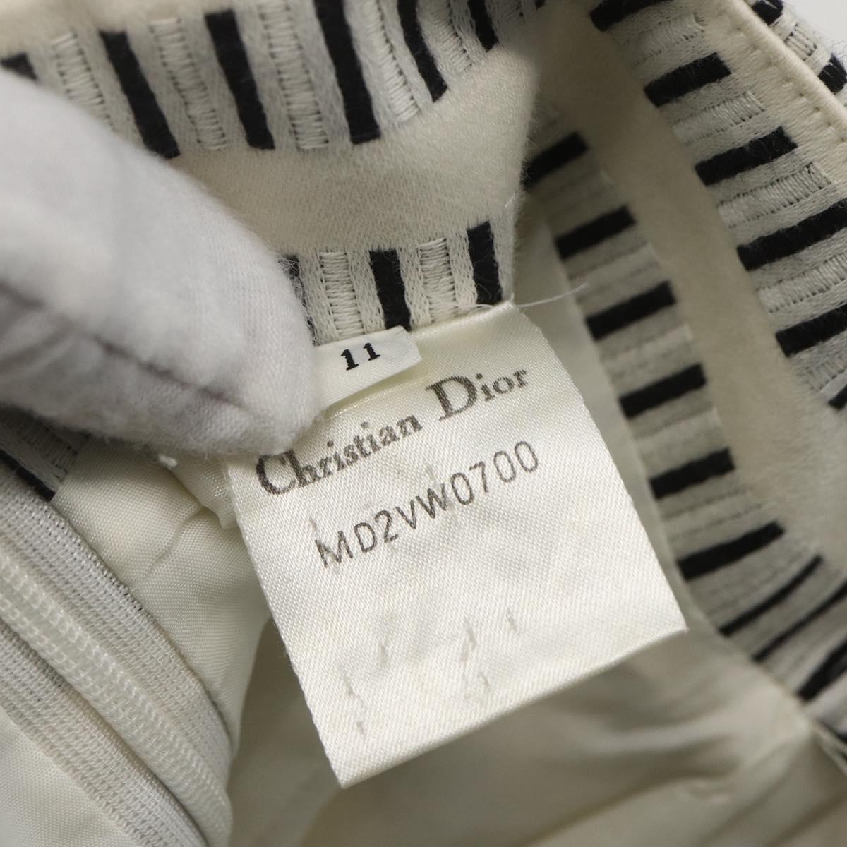 Christian Dior Setup Jacket Cotton White Auth 163219M
