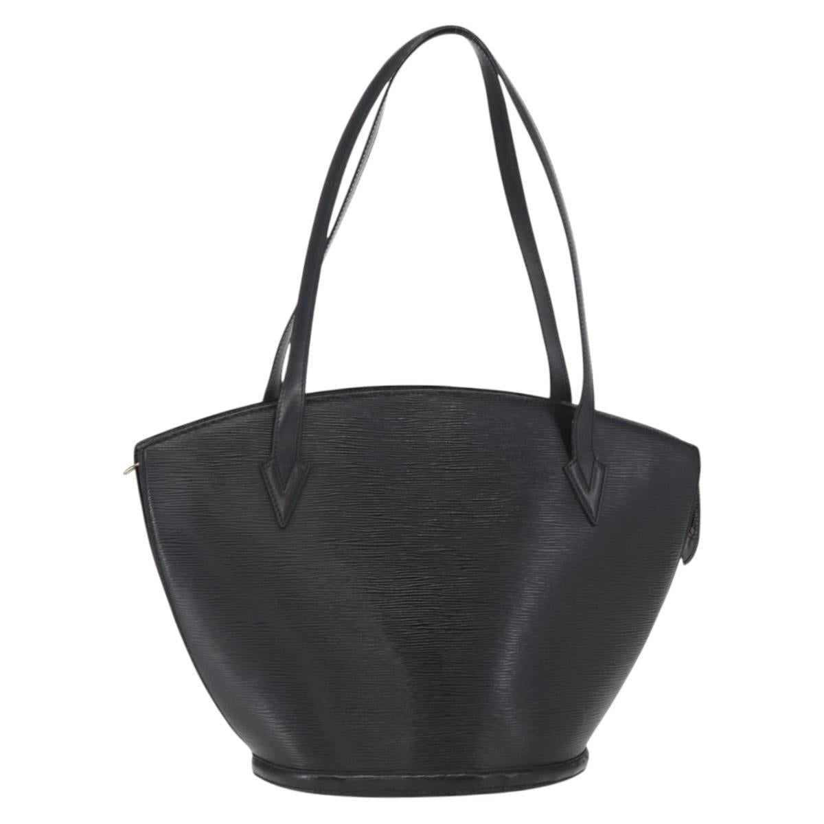 LOUIS VUITTON Epi Saint Jacques Shoulder Bag Black M52262 LV Auth 163244