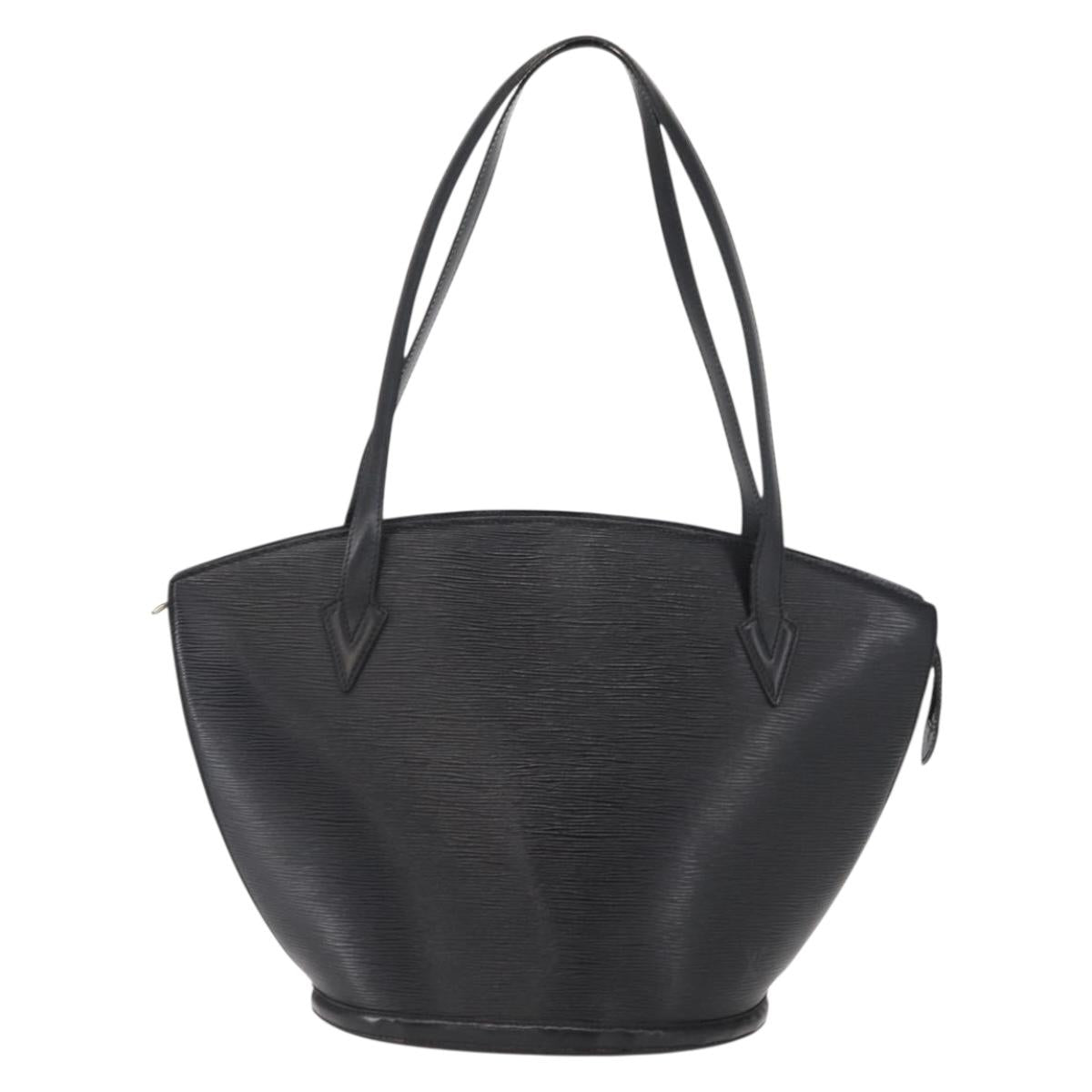 LOUIS VUITTON Epi Saint Jacques Shoulder Bag Black M52262 LV Auth 163244