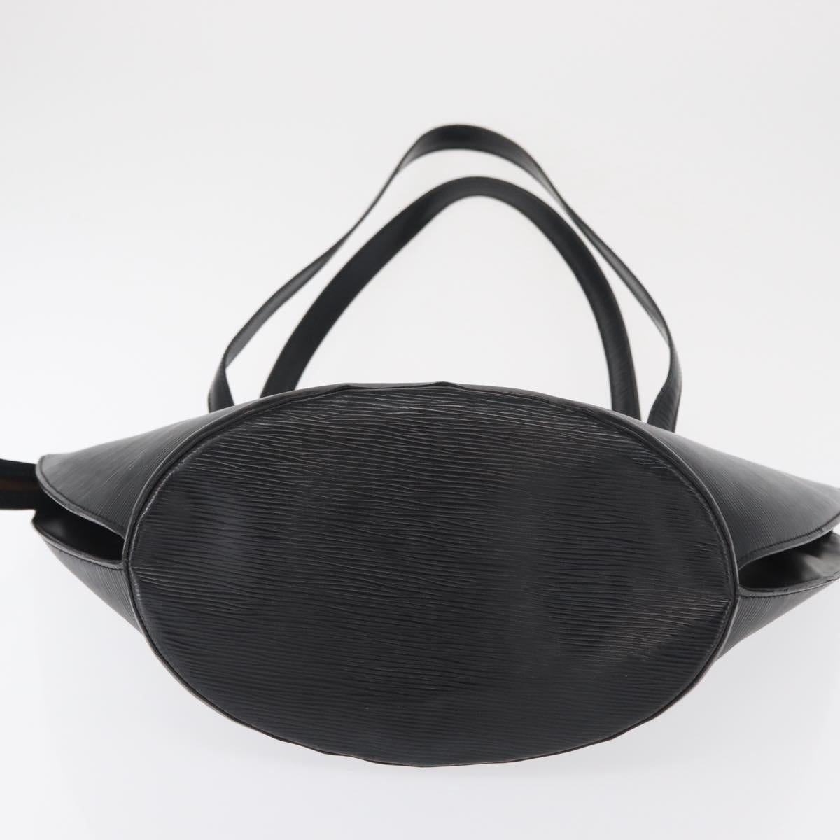 LOUIS VUITTON Epi Saint Jacques Shoulder Bag Black M52262 LV Auth 163244