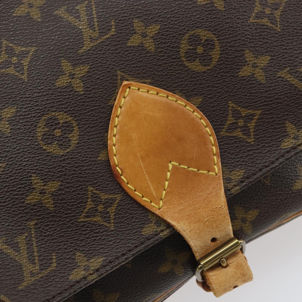 LOUIS VUITTON Monogram Cartouchiere MM Shoulder Bag M51253 LV Auth 163260