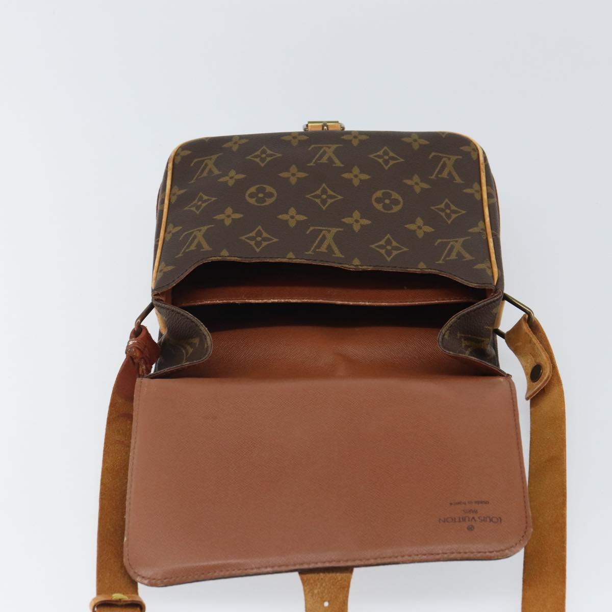 LOUIS VUITTON Monogram Cartouchiere MM Shoulder Bag M51253 LV Auth 163260