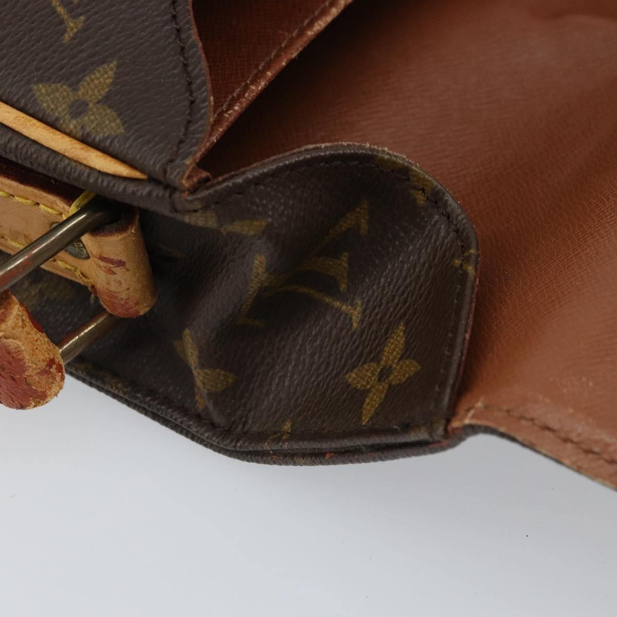 LOUIS VUITTON Monogram Cartouchiere MM Shoulder Bag M51253 LV Auth 163260