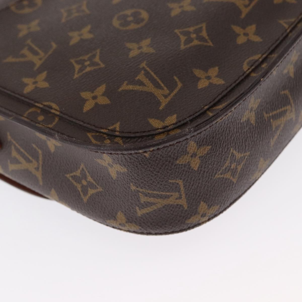 LOUIS VUITTON Monogram Saint Cloud GM Shoulder Bag M51242 LV Auth 163261