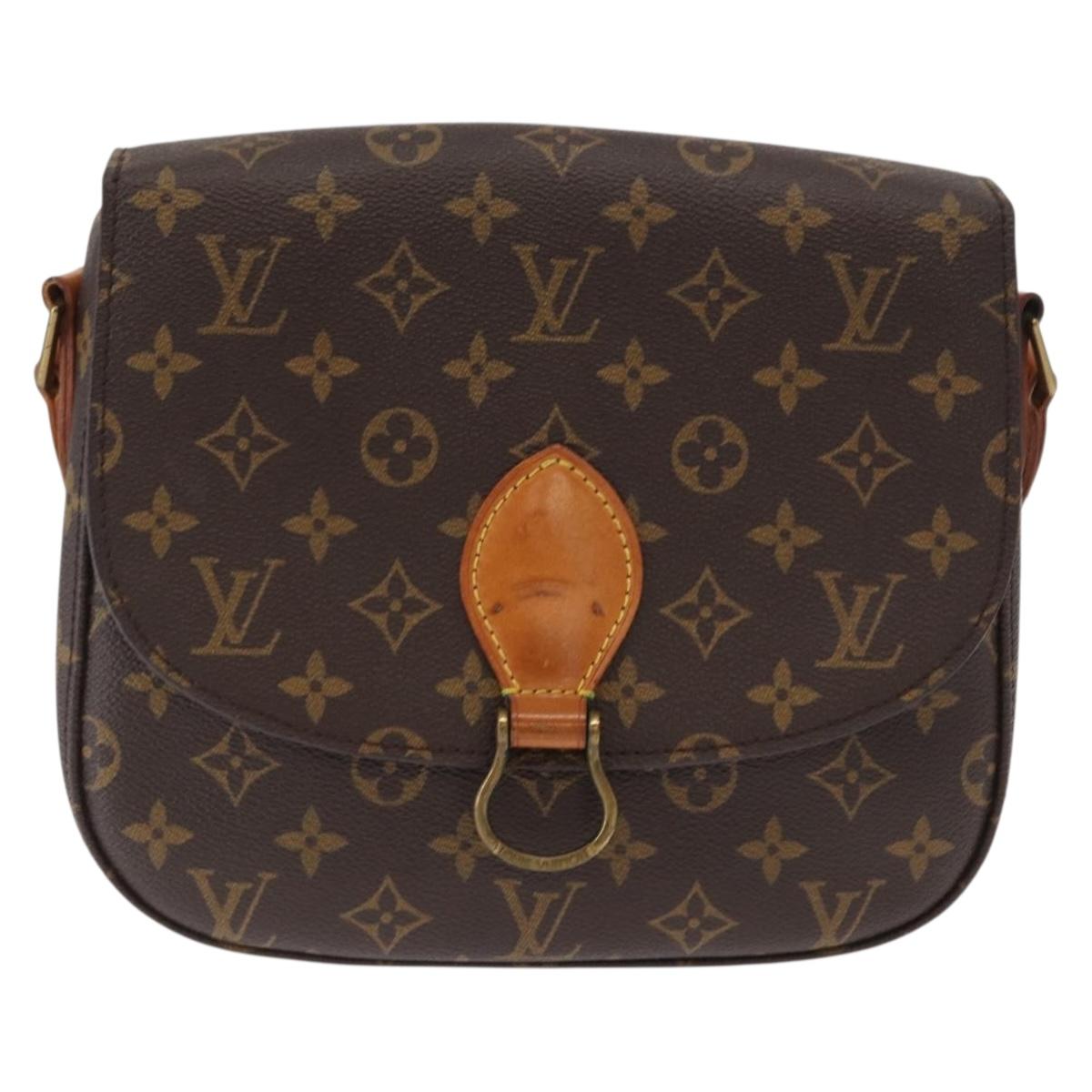 LOUIS VUITTON Monogram Saint Cloud GM Shoulder Bag M51242 LV Auth 163261