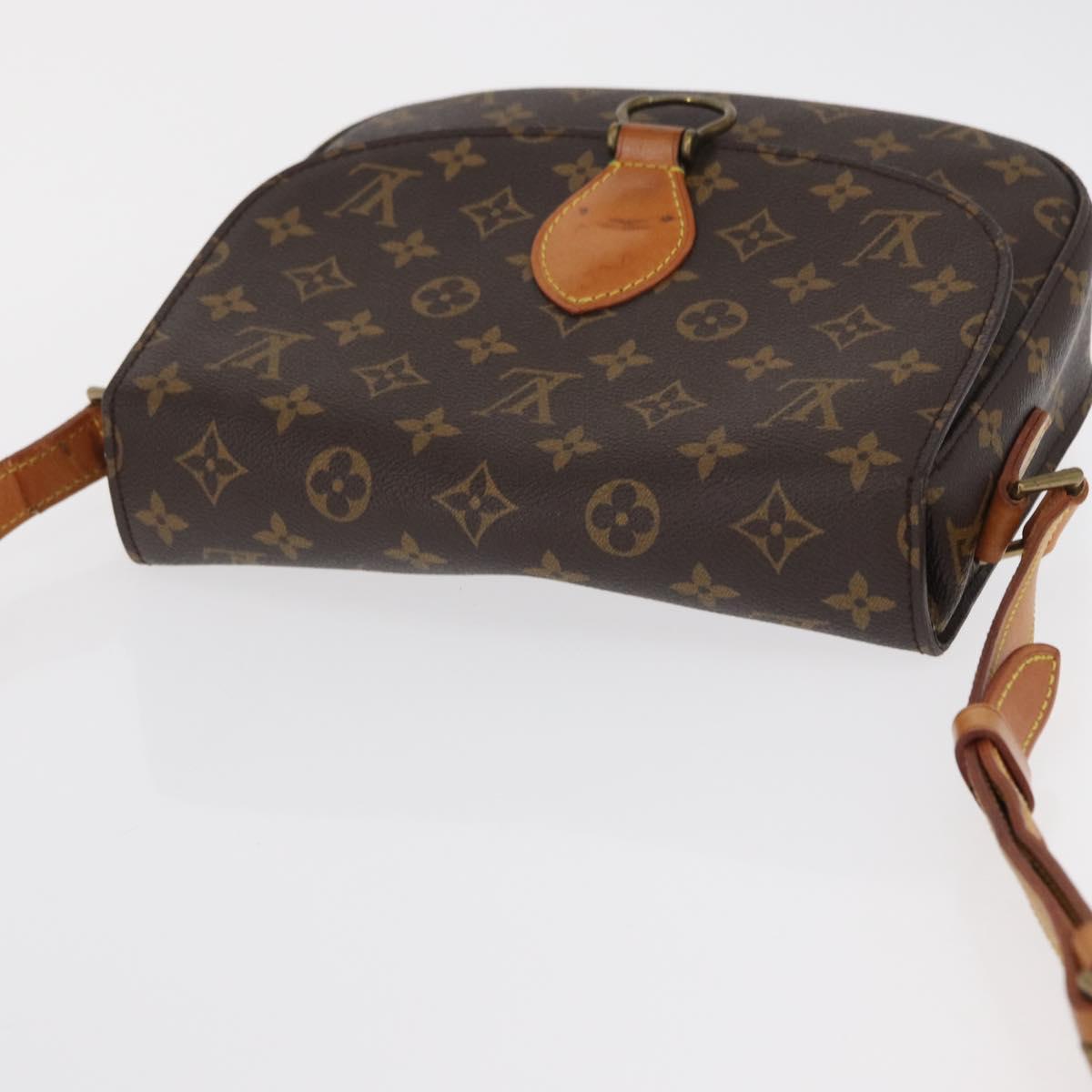 LOUIS VUITTON Monogram Saint Cloud GM Shoulder Bag M51242 LV Auth 163261