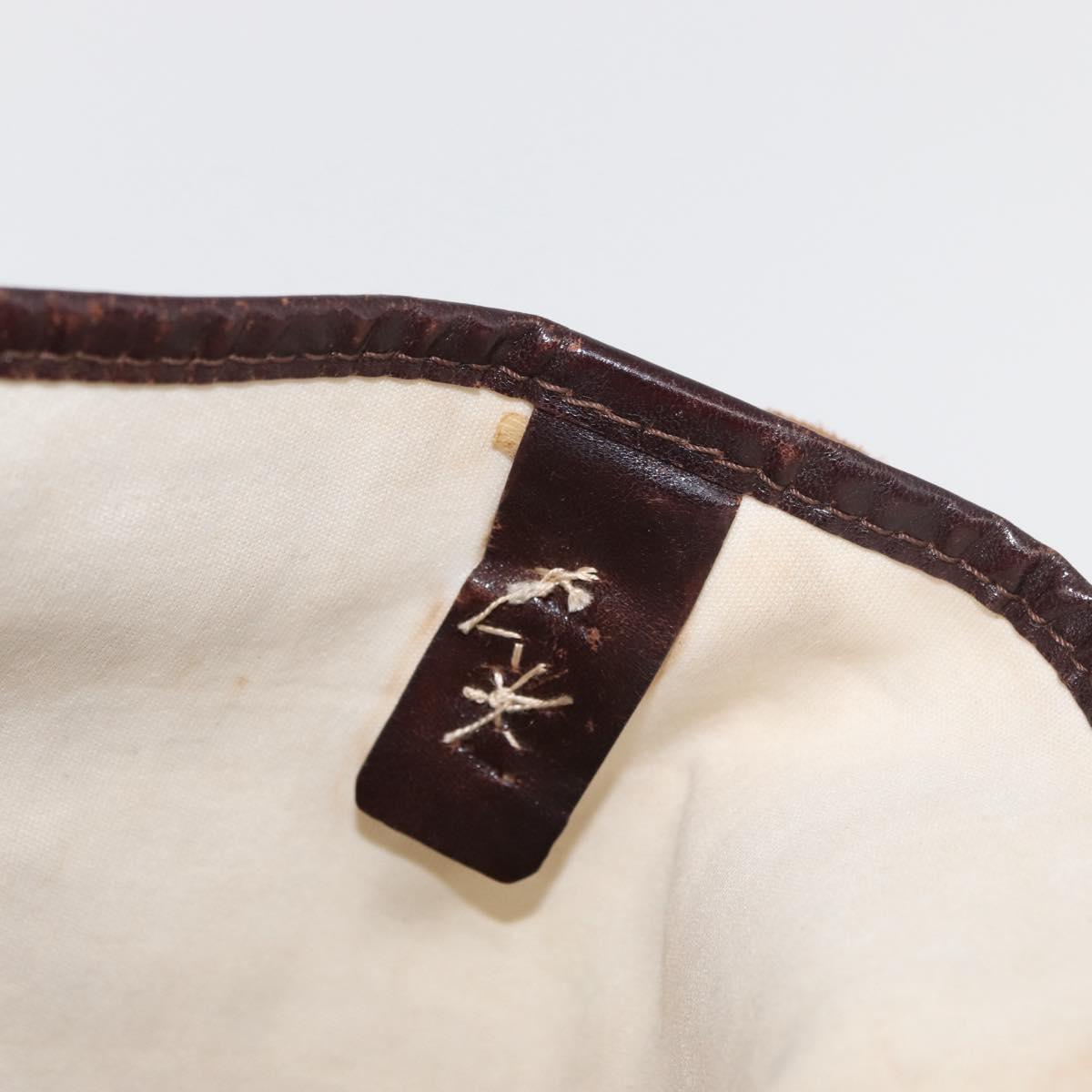 FENDI Zucca Canvas Tote Bag Ivory Auth 163267