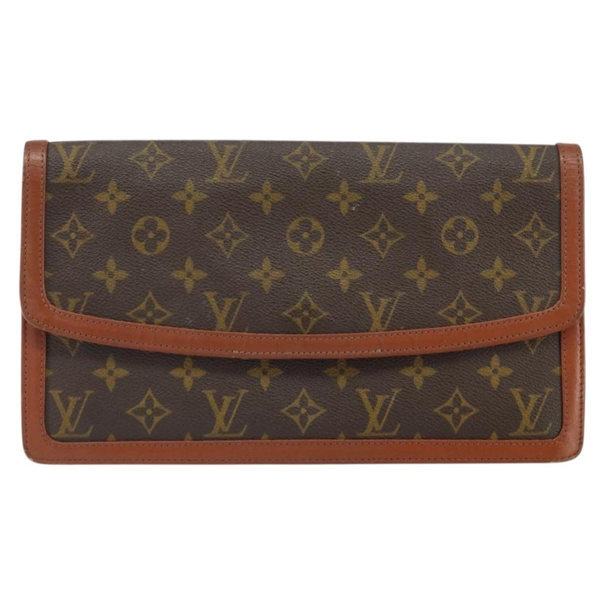 LOUIS VUITTON Monogram Pochette Dam GM Clutch Bag M51810 LV Auth 163287