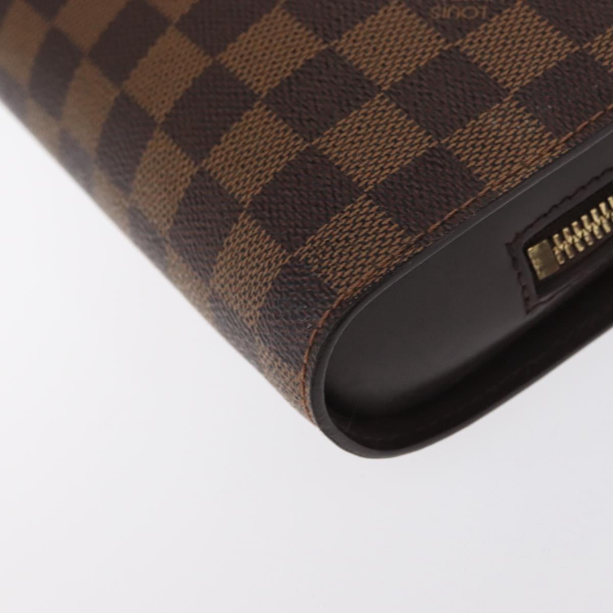 LOUIS VUITTON Damier Ebene Saint Louis Clutch Bag N51993 LV Auth 163301