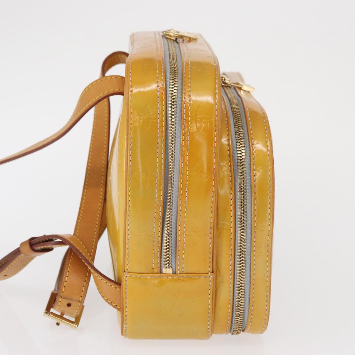 LOUIS VUITTON Monogram Vernis Marley Backpack Gris M91038 LV Auth 163313