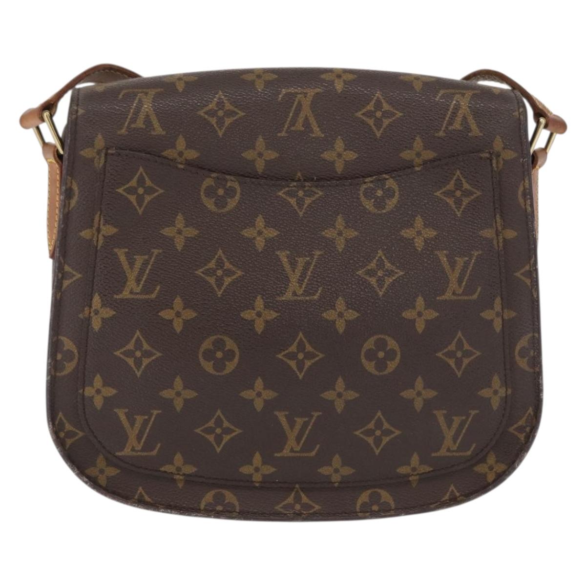 LOUIS VUITTON Monogram Saint Cloud GM Shoulder Bag M51242 LV Auth 163324