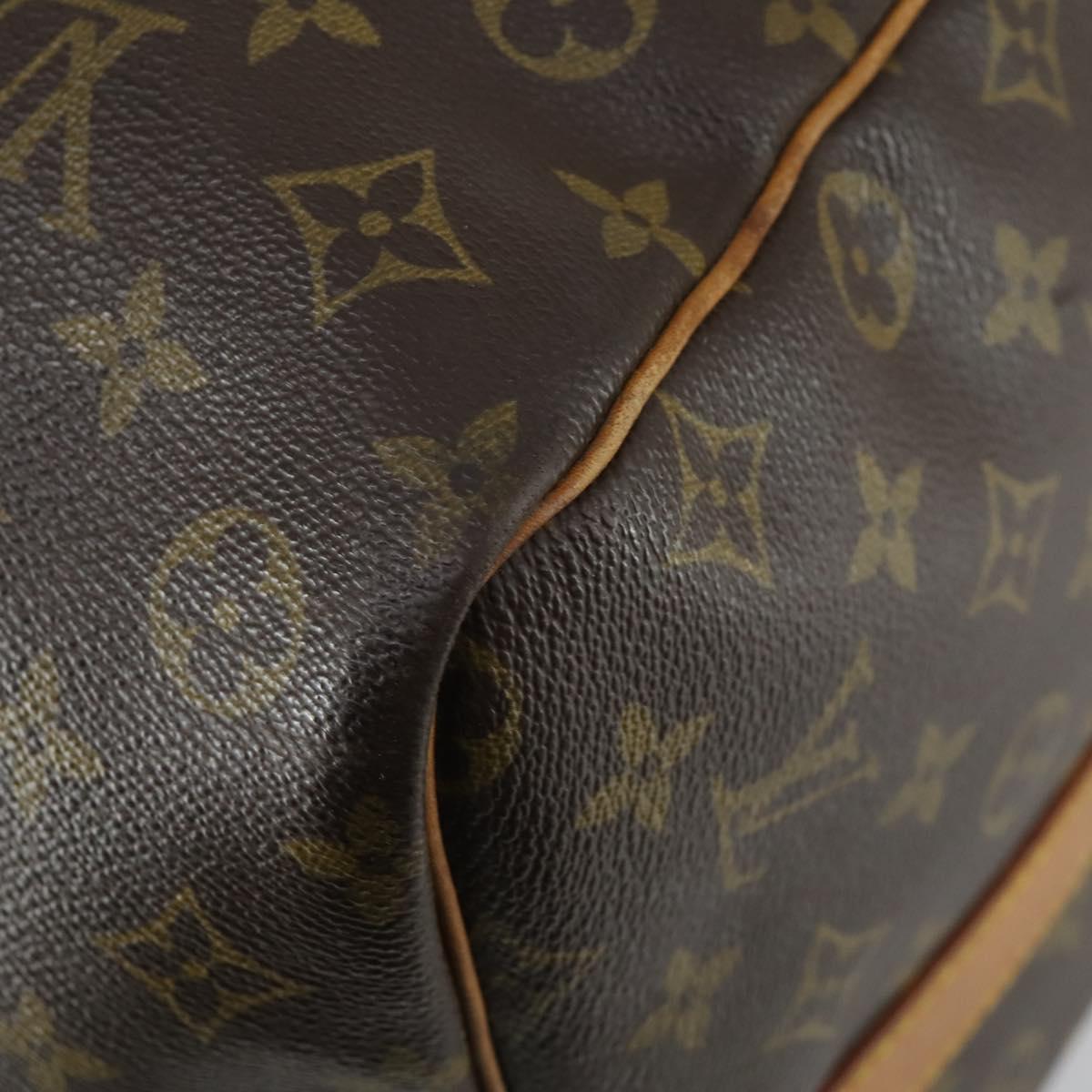 LOUIS VUITTON Monogram Keepall Bandouliere 60 Boston Bag M41412 LV Auth 163338