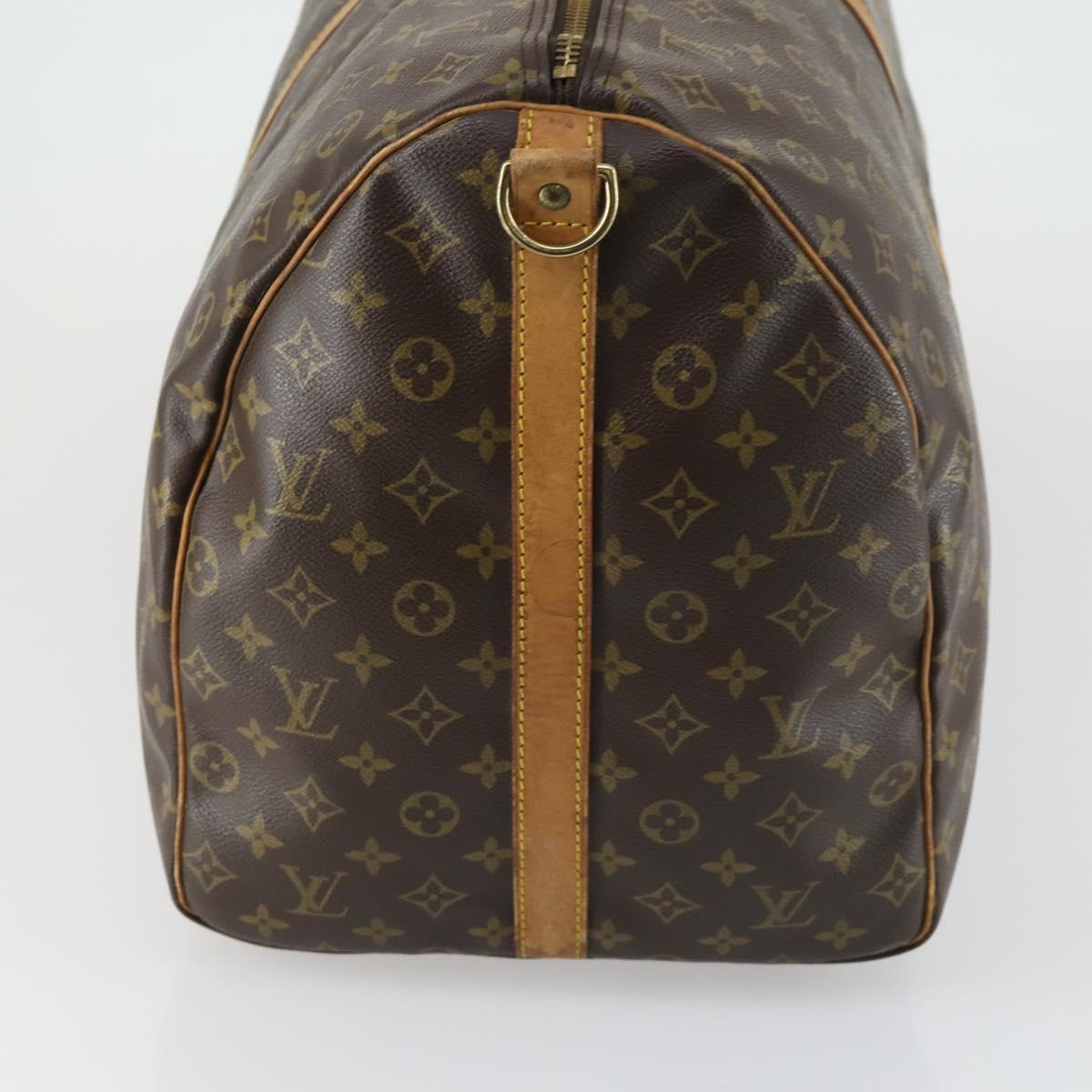 LOUIS VUITTON Monogram Keepall Bandouliere 60 Boston Bag M41412 LV Auth 163338