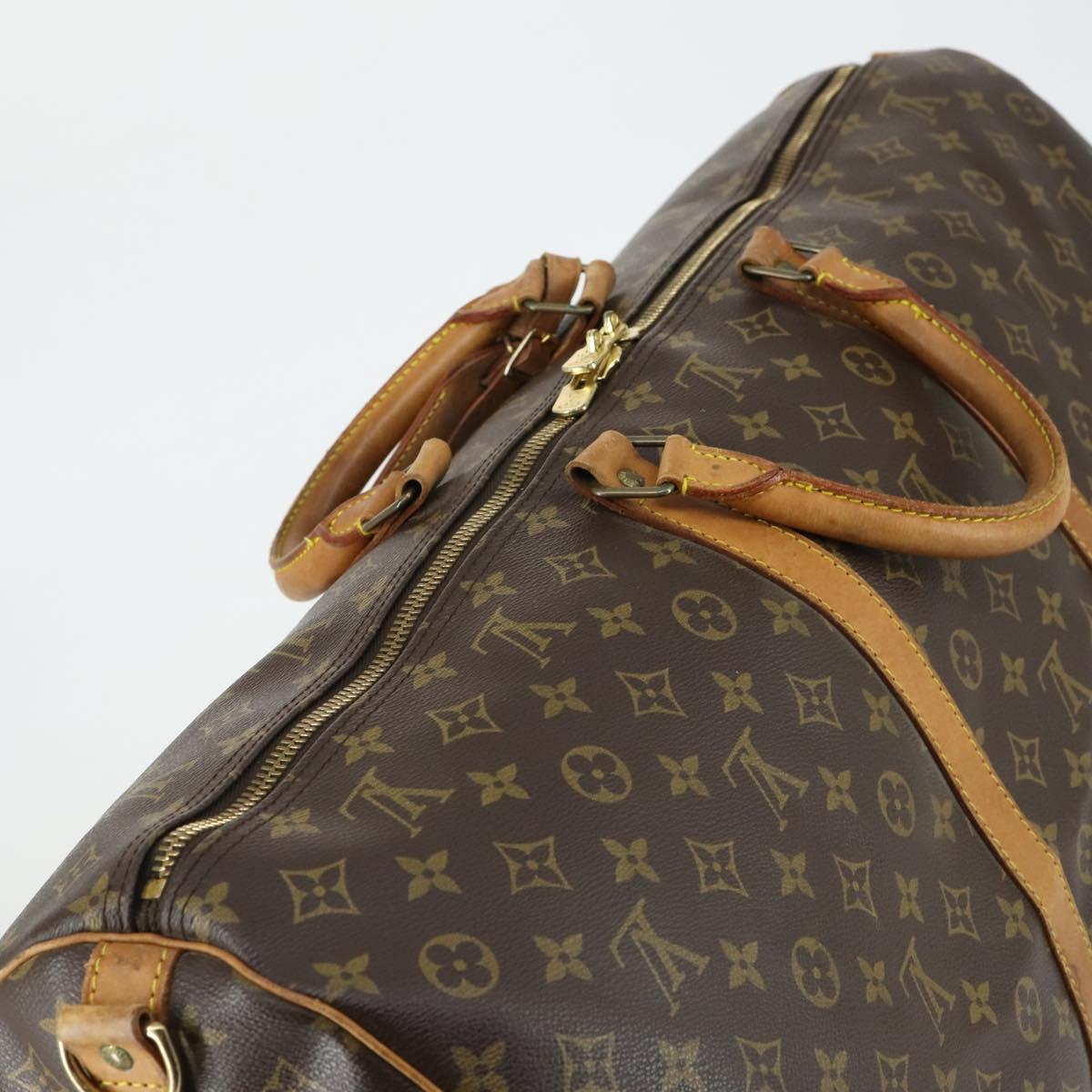 LOUIS VUITTON Monogram Keepall Bandouliere 60 Boston Bag M41412 LV Auth 163338