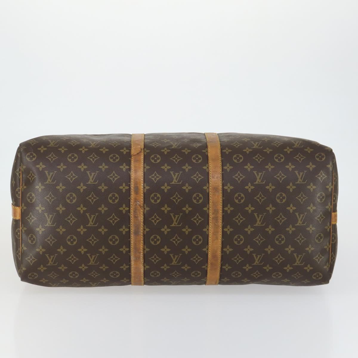 LOUIS VUITTON Monogram Keepall Bandouliere 60 Boston Bag M41412 LV Auth 163338