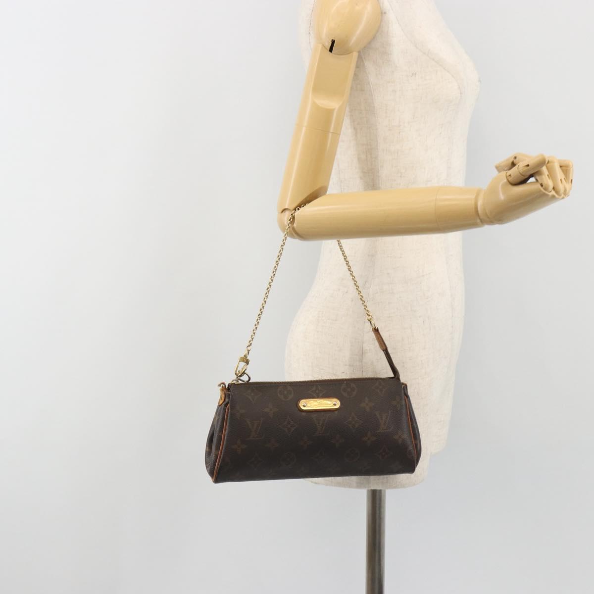 LOUIS VUITTON Monogram Eva Shoulder Bag M95567 LV Auth 163344