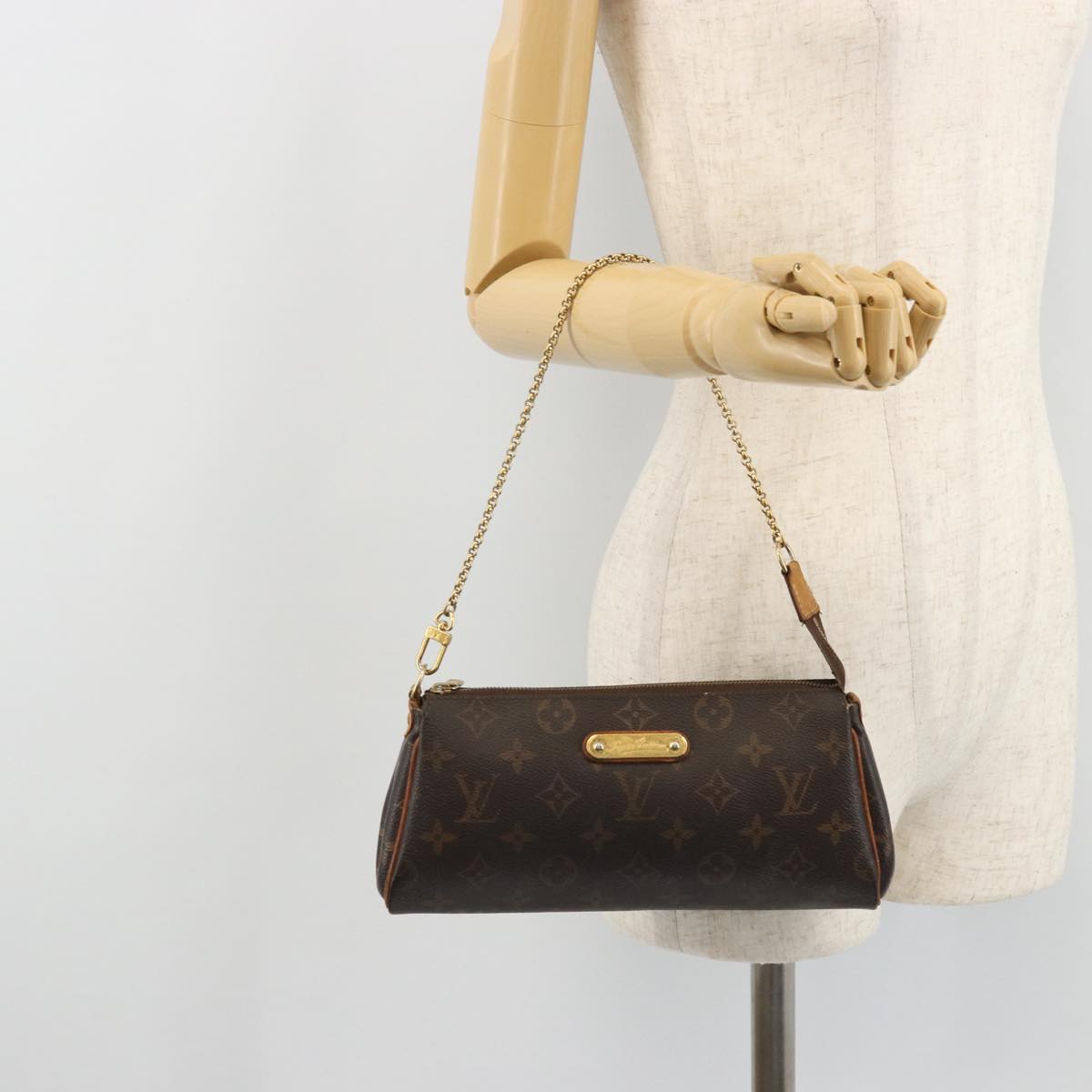LOUIS VUITTON Monogram Eva Shoulder Bag M95567 LV Auth 163344