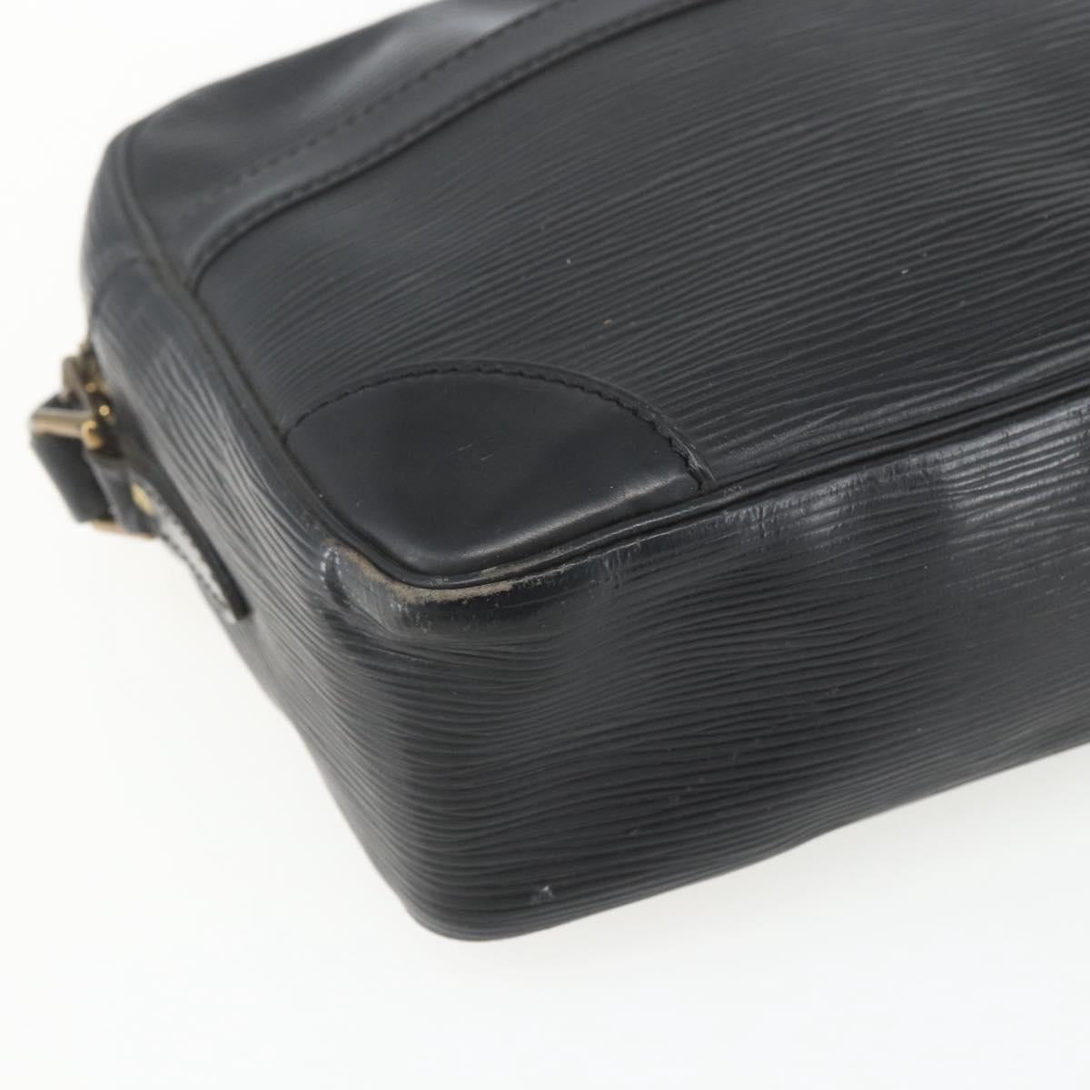 LOUIS VUITTON Epi Trocadero 27 Shoulder Bag Black M52312 LV Auth 163359