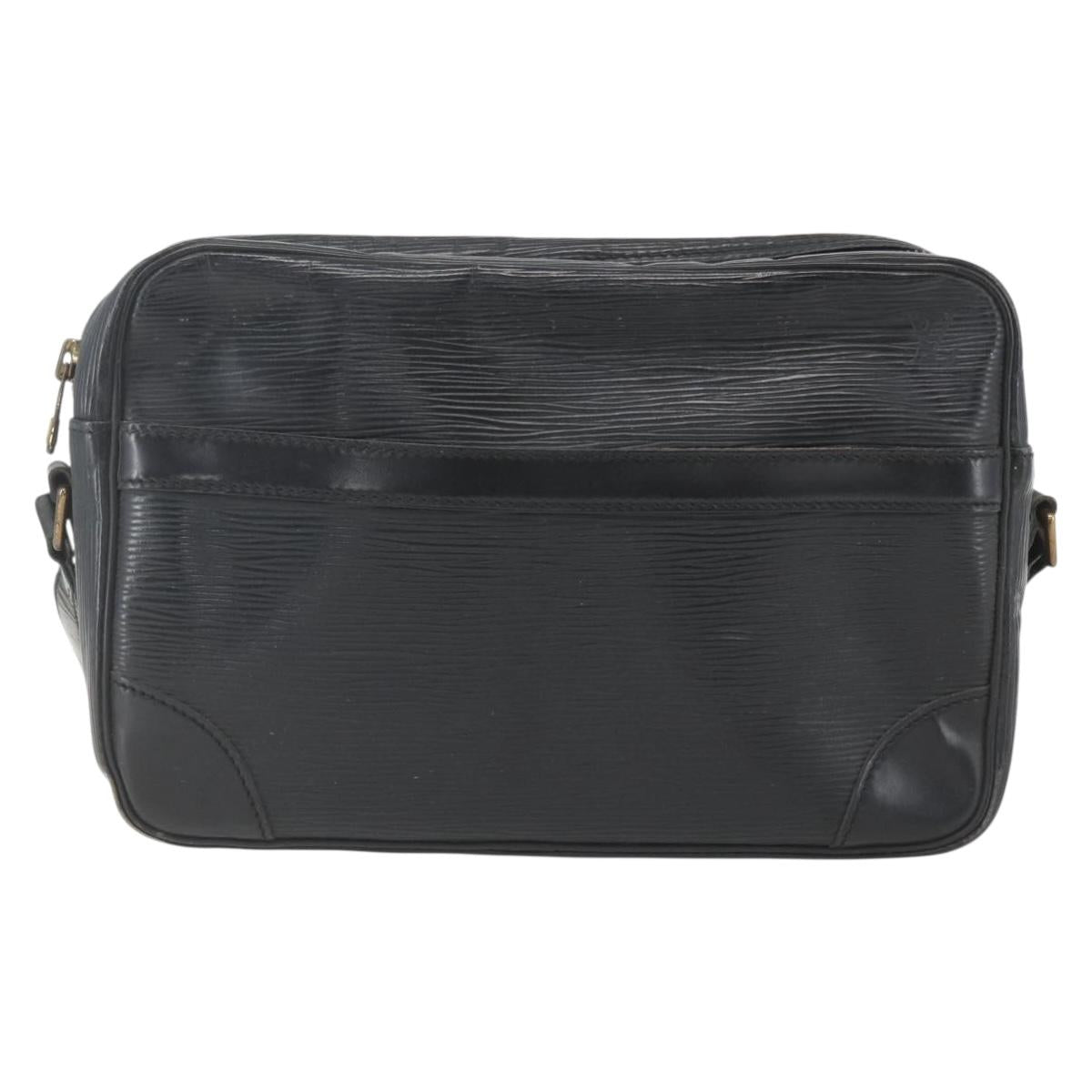 LOUIS VUITTON Epi Trocadero 27 Shoulder Bag Black M52312 LV Auth 163359
