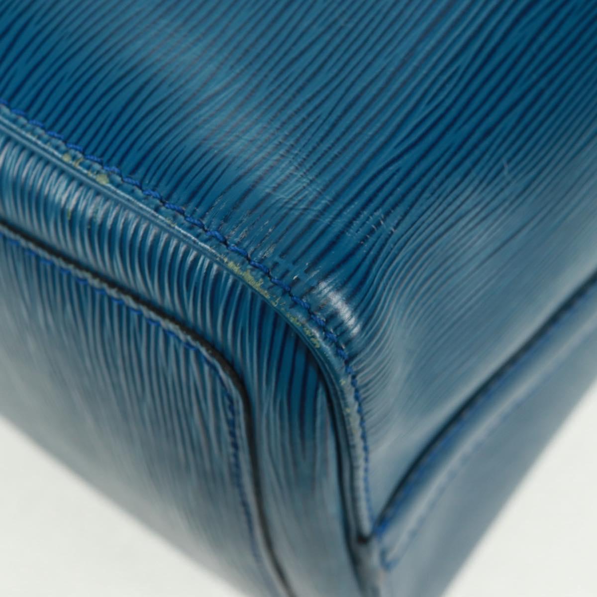 LOUIS VUITTON Epi Speedy 35 Hand Bag Toledo Blue M42995 LV Auth 163363V