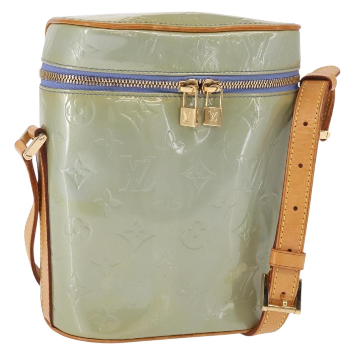 LOUIS VUITTON Monogram Vernis Sullivan Vertical Bag Lavande M91258 Auth 163369