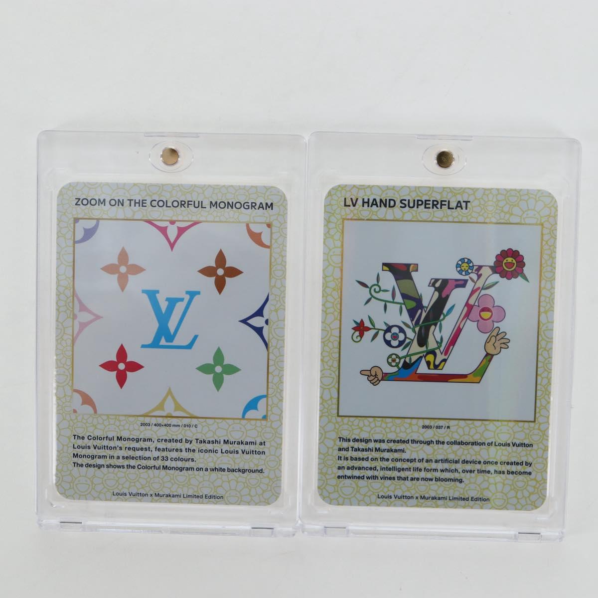 LOUIS VUITTON Trading Cards Takashi Murakami Multicolor LV Auth 163373SM