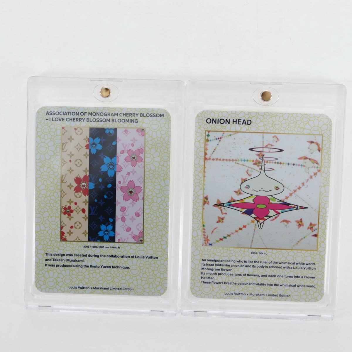 LOUIS VUITTON Trading Cards Takashi Murakami Multicolor LV Auth 163373SM
