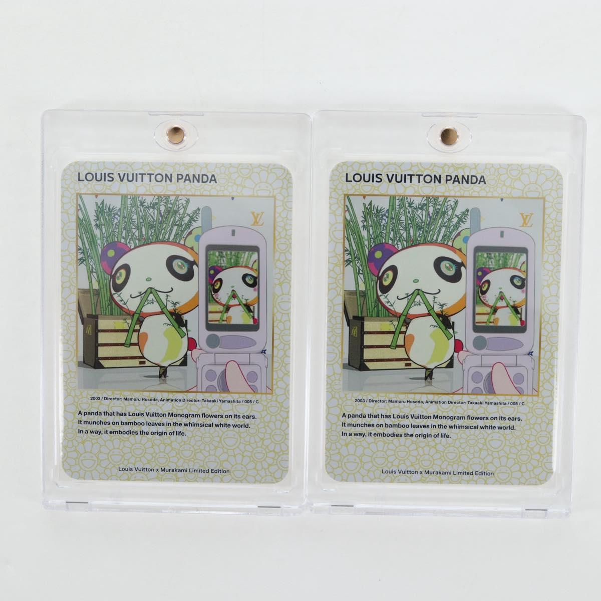 LOUIS VUITTON Trading Cards Takashi Murakami Multicolor LV Auth 163373SM