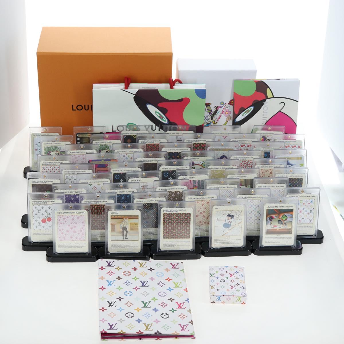 LOUIS VUITTON Trading Cards Takashi Murakami Multicolor LV Auth 163373SM