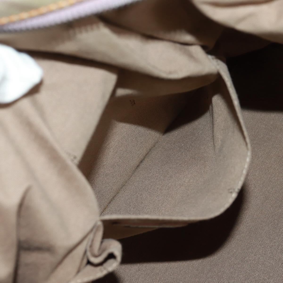 FENDI Zucca Canvas Tote Bag Beige Auth 163374V