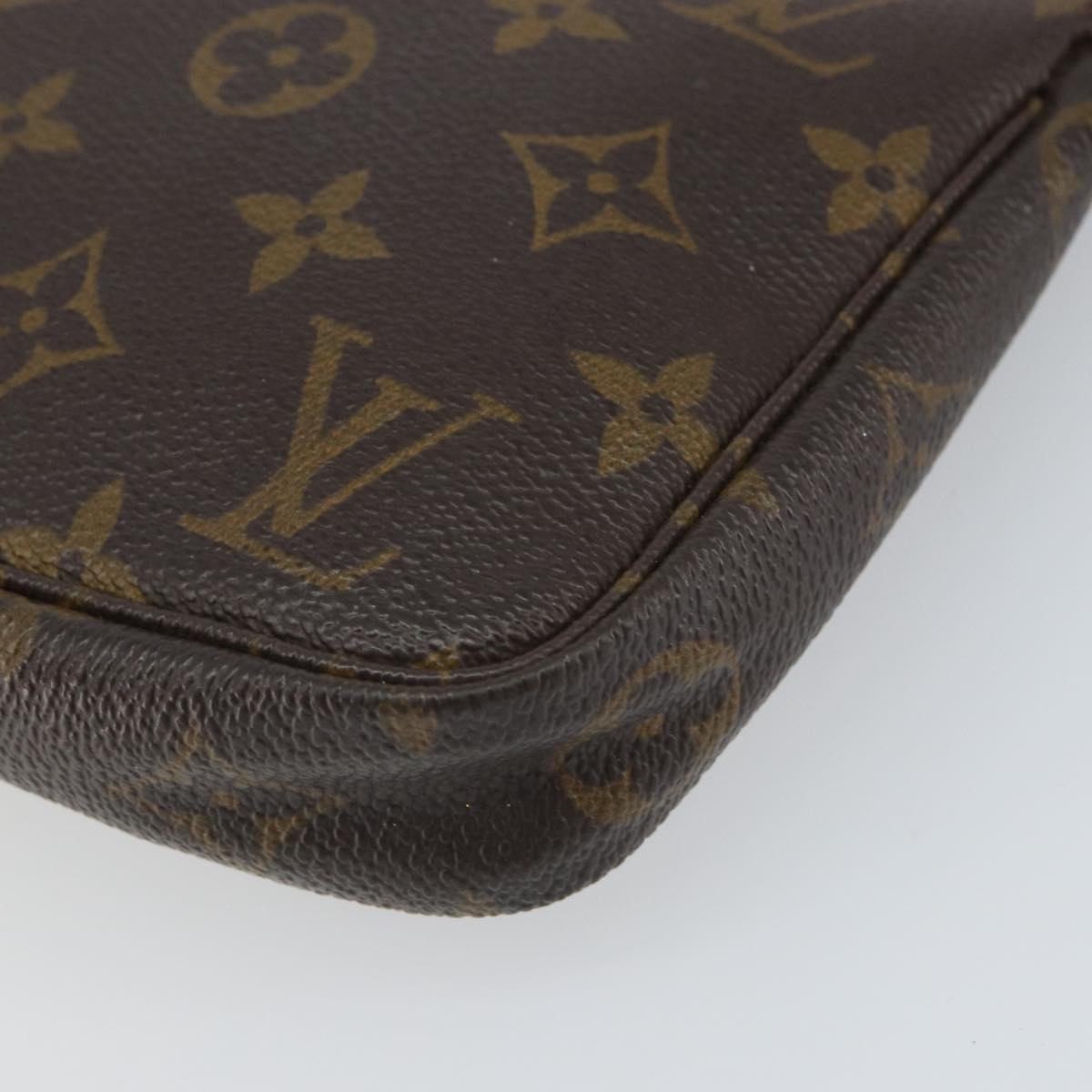 LOUIS VUITTON Monogram Pochette Accessoires Pouch M51980 LV Auth 163379